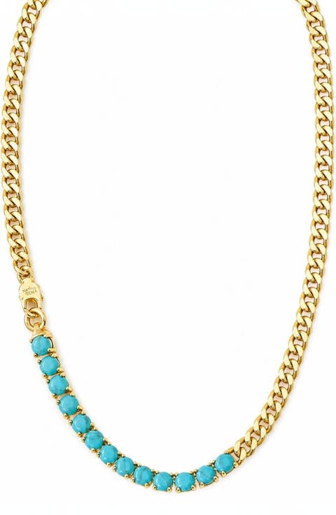 It Girl Necklace Turquoise