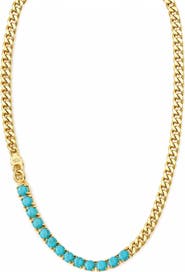 NATIVE GEM It Girl Necklace Turquoise