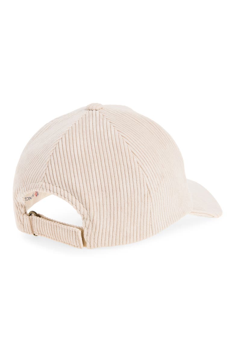 Logo Patch Corduroy Baseball Cap, Alternate, color, BEIGE