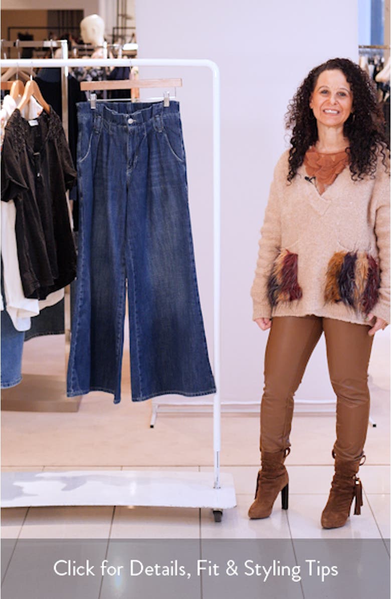 Forager High Waist Superwide Leg Jeans, sales video thumbnail
