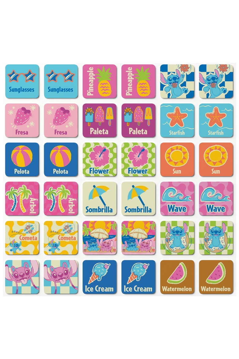 Disney - Stitch Memory Game, Alternate, color, Multicolor
