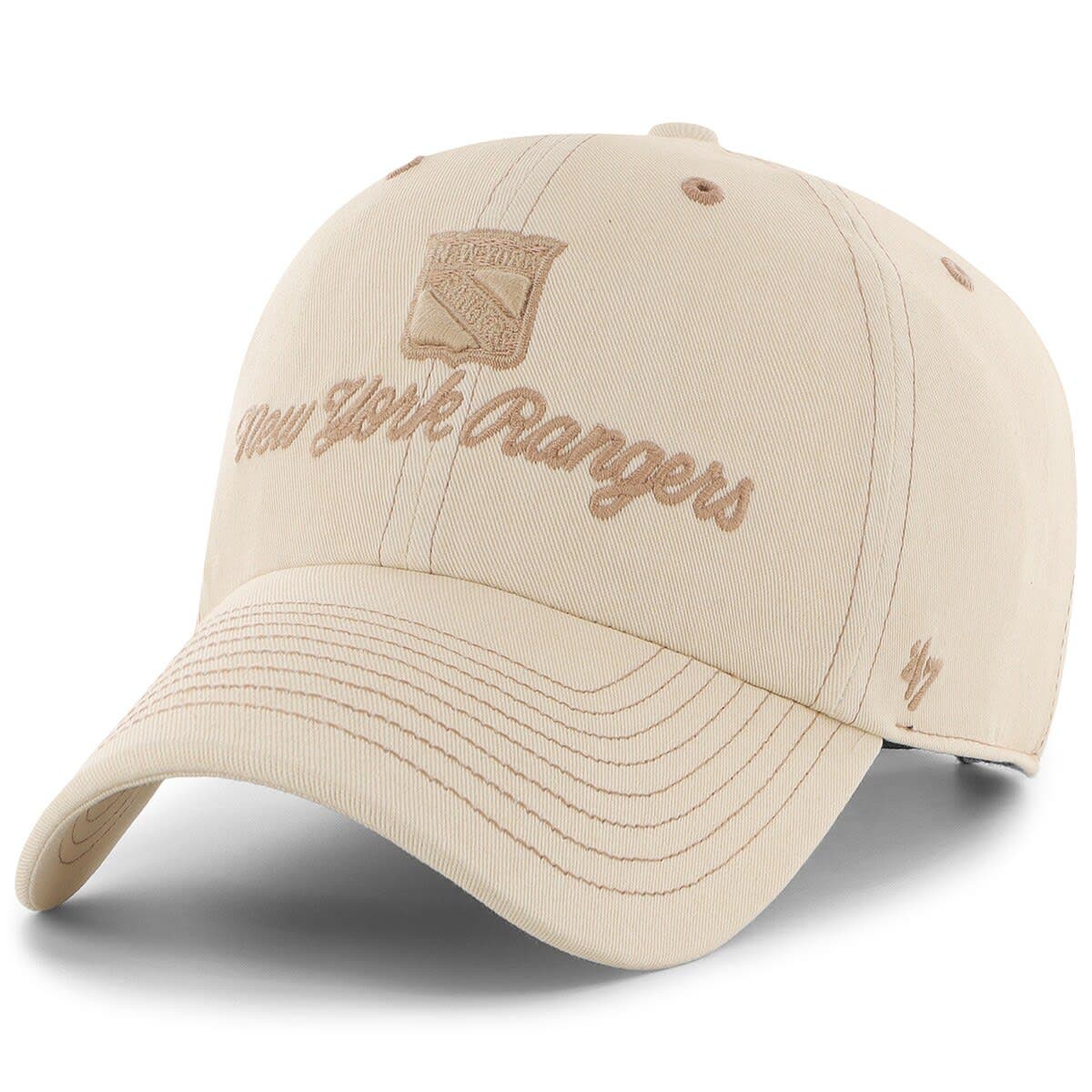'47 Women's '47 Cream New York Rangers Haze Clean Up Adjustable Hat ...