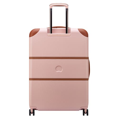 Delsey Paris Chatelet Air 2.0 Checked-large 28 Inch Hardside Luggage With Spinner Wheels In Blush
