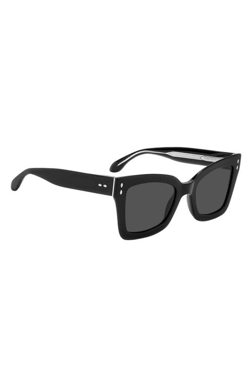 Isabel Marant 52mm Flared Rectangular Sunglasses In Multi