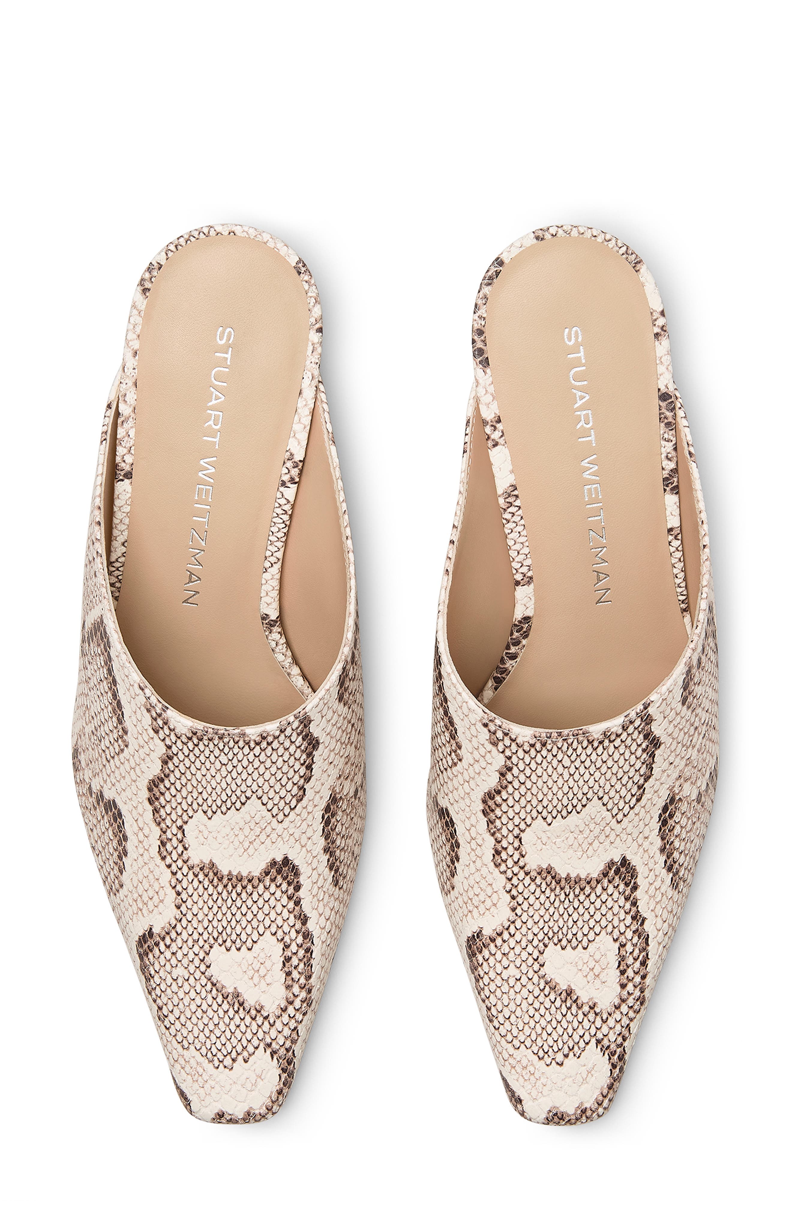 Stuart Weitzman Stassi Mule 50, Alternate, color, Cream