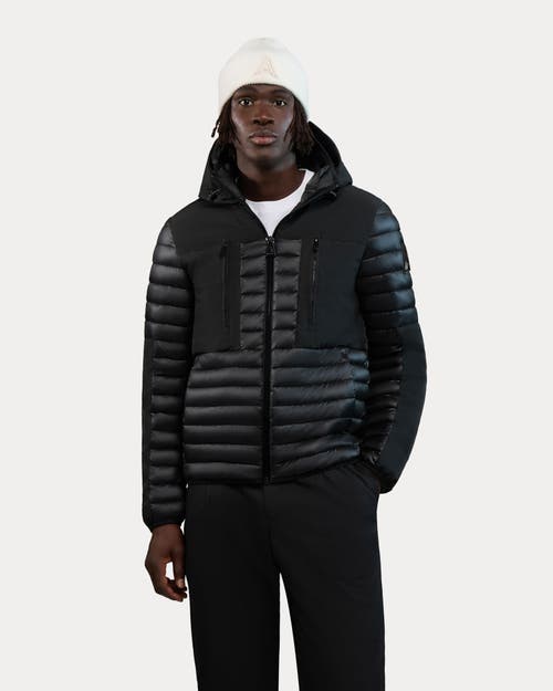 Alpenhaus Cliff Lightweight Packable Puffer In Black