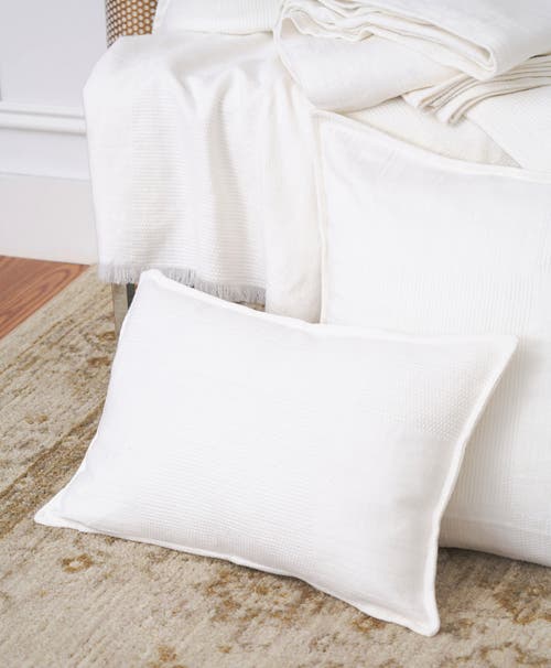 Elisabeth York Beacon White Euro Accent Pillow Decor In White