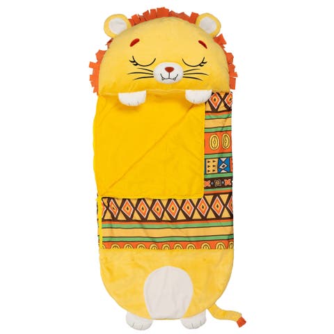 Pillow & Sleepy Sack, Large Lion Lex, 66 Inch x 30 Inch