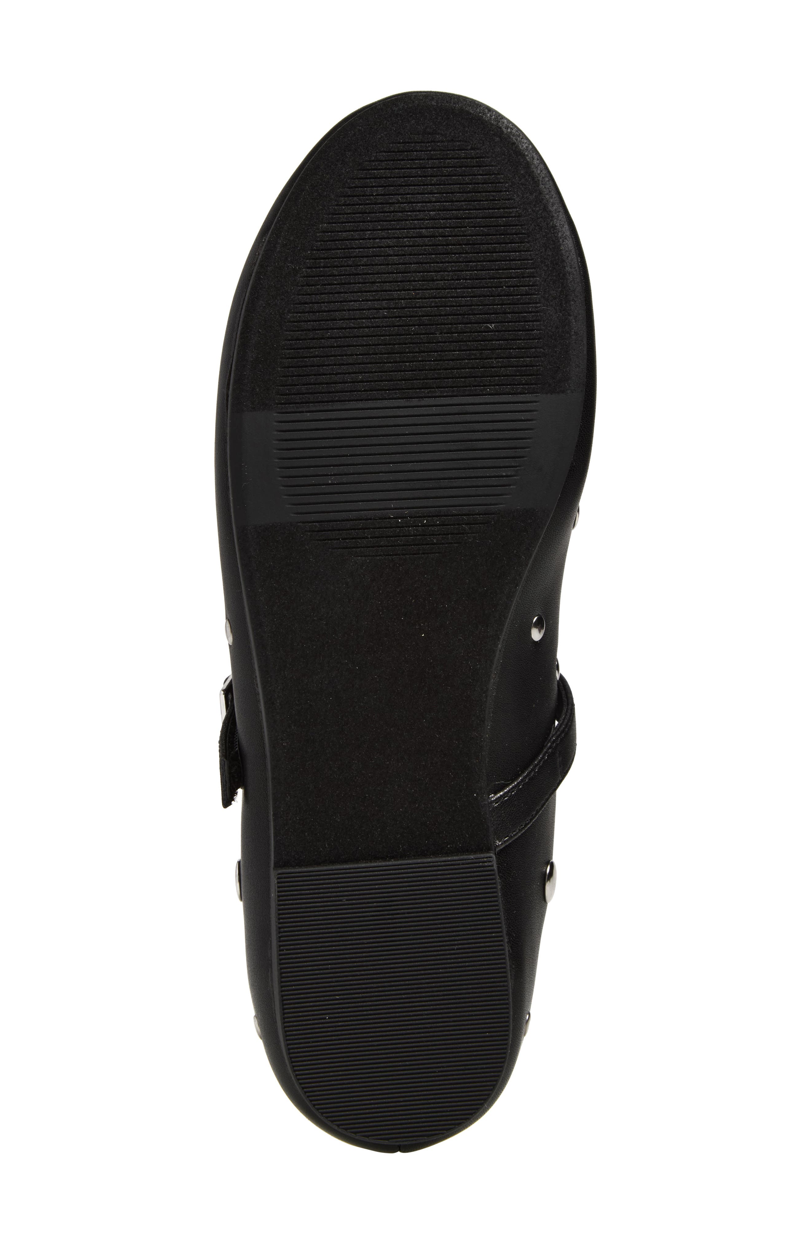 Kids' Alexia Stud Mary Jane Flat, Alternate, color, BLACK