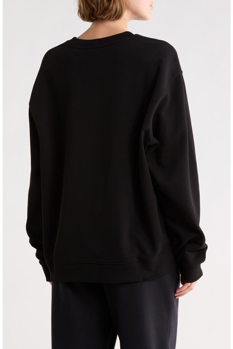 Classic Crewneck Sweatshirt, Alternate, color, BLACK