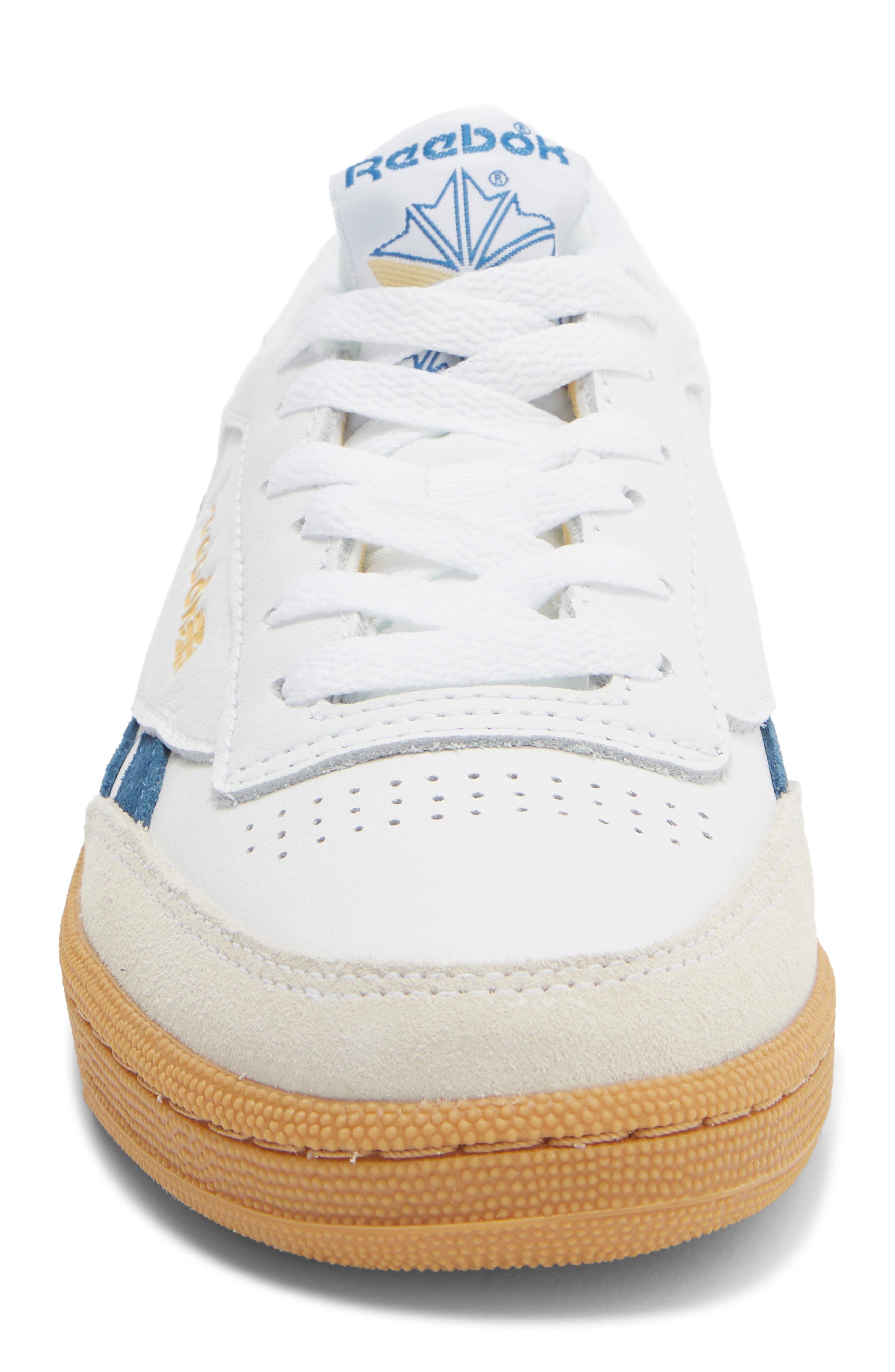 Club C Revenge Sneaker, Alternate, color, WHITE/ATHLETICBLUE/GUM