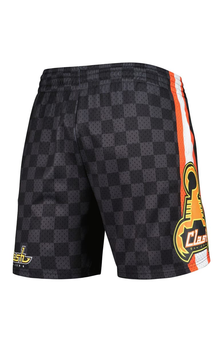 Mitchell & Ness Men's Mitchell & Ness Black San Jose Earthquakes City Mesh Shorts, Alternate, color, Black