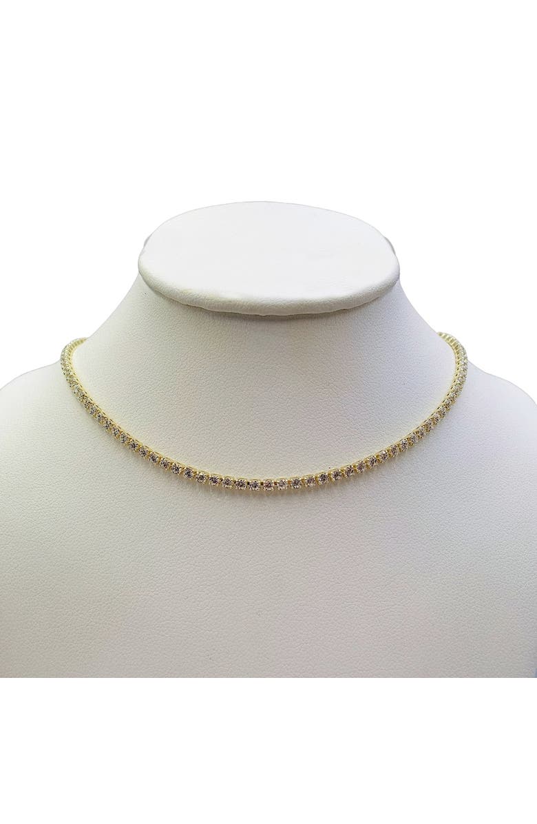 Donatello Gian Gold-Tone Tennis Necklace, Main, color, Yellow