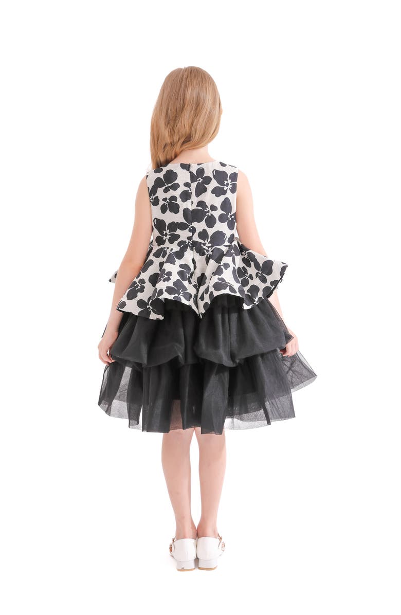 Tulleen Nazareen Dress, Alternate, color, Black