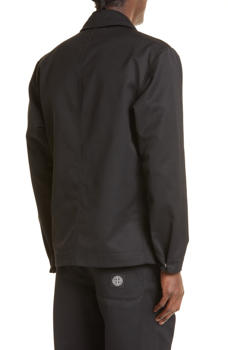 Stone Island Gabardine Workwear Jacket, Alternate, color, 