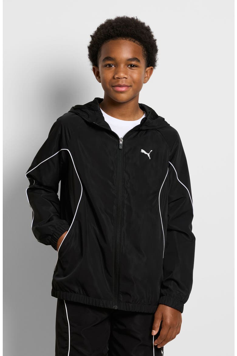 Kids' Sport Pack Windbreaker, Alternate, color, BLACK