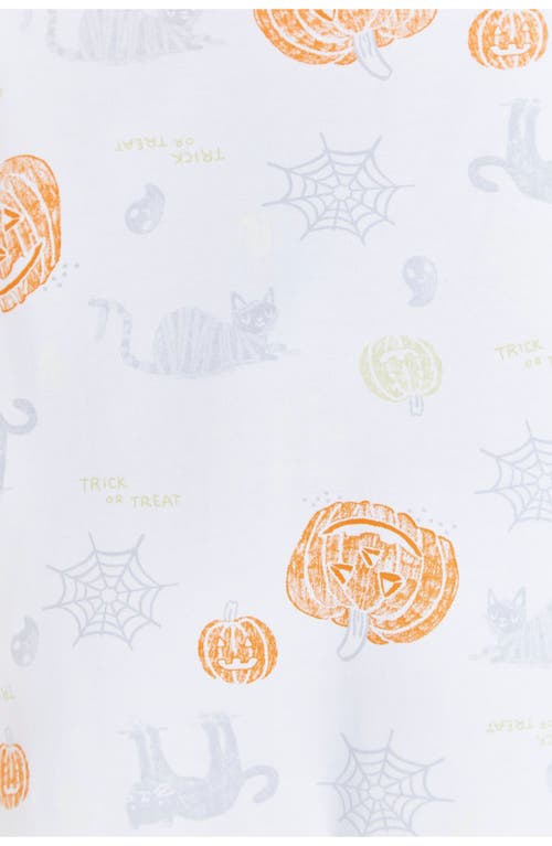 Babycottons Halloween Glow Footie Pajamas In Multicolor