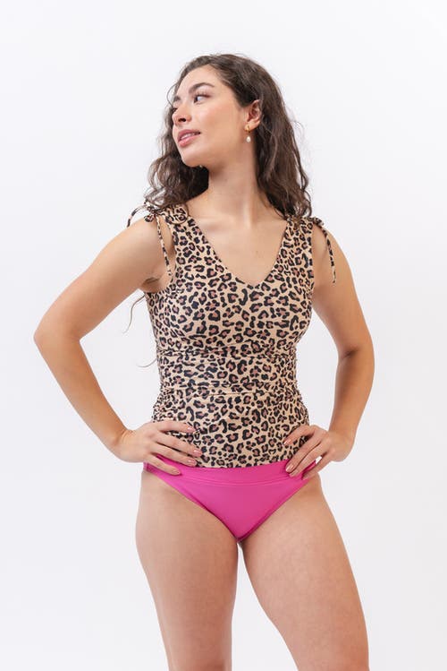 LIME RICKI SWIMWEAR LIME RICKI SWIMWEAR V-NECK TANKINI TOP 
