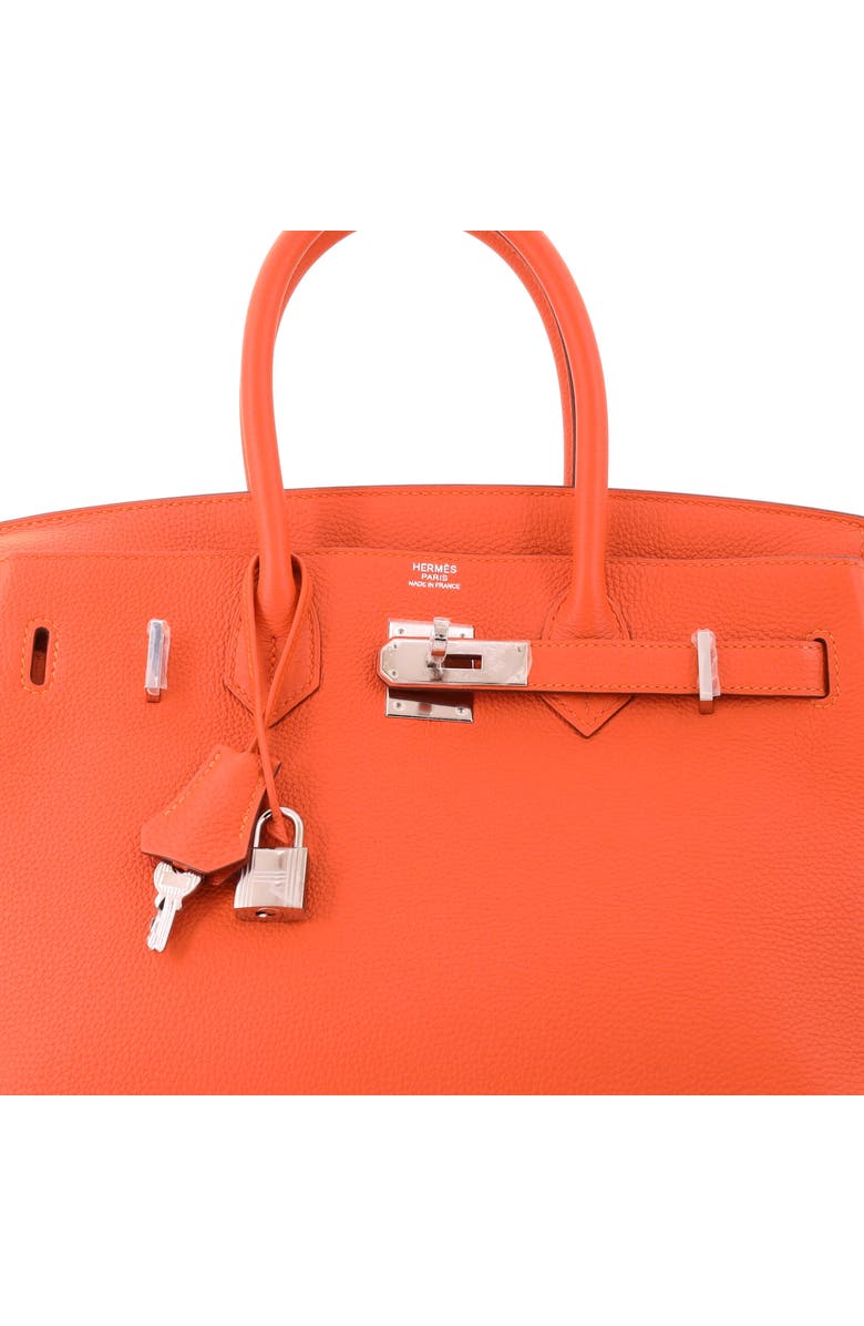 Pre-Owned Hermes Birkin Handbag Orange Togo with Palladium Hardware 30, Alternate, color, Feu