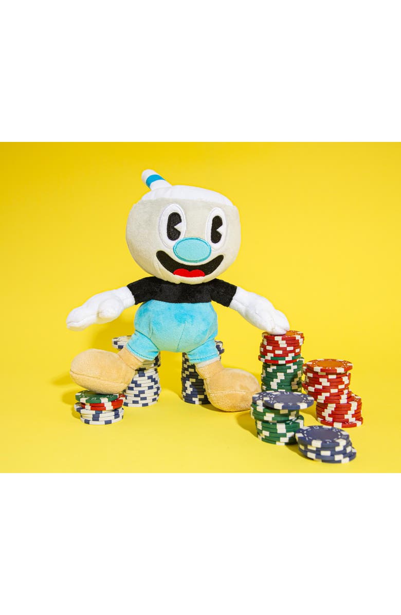 Toynk Cuphead 8-Inch Collector Plush Toy | Mugman, Alternate, color, Blue