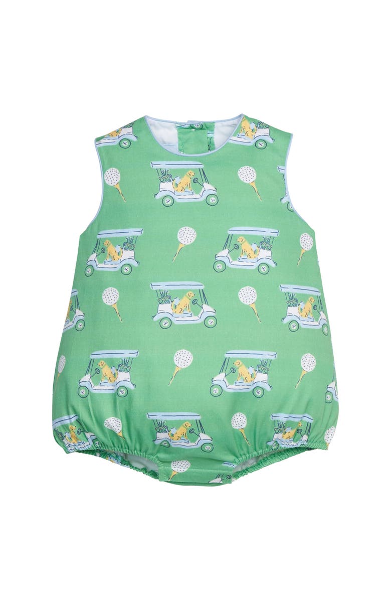 Little English Printed Round Neck Bubble, Main, color, Paws On Par