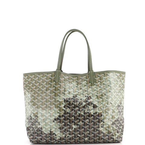Saint Louis Tote Limited Edition Canopee Coated Canvas PM
