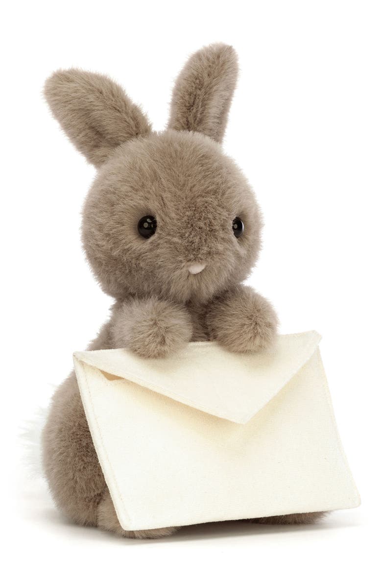 Jellycat Messenger Bunny Plush Toy, Main, color, 
