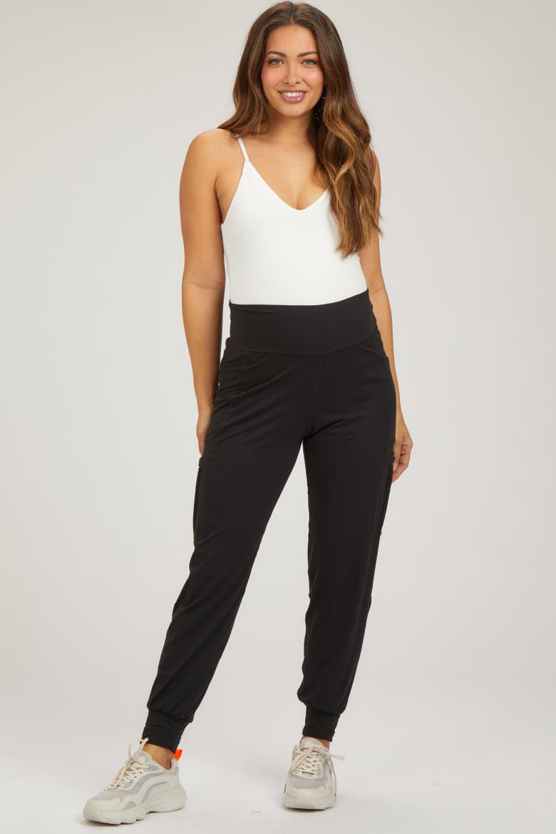 Cargo Pocket Jogger Pants, Main, color, Black
