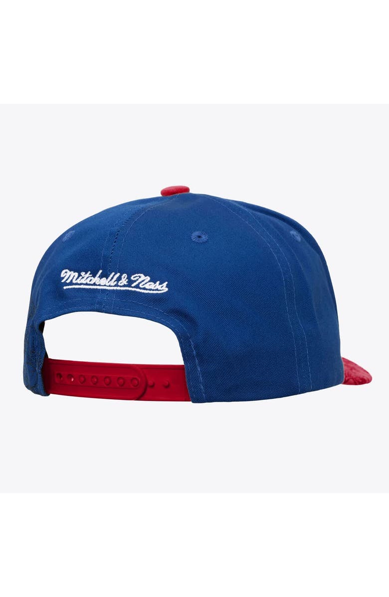 Mitchell & Ness Blue/Red Washington Capitals May Flowers Pro Crown Adjustable Hat, Alternate, color, Blue