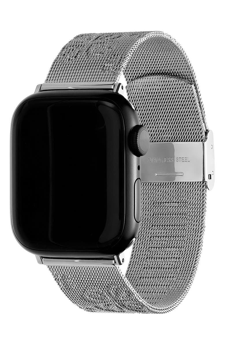 Olivia Burton Steel Mesh 20mm Apple Watch<sup>®</sup> Watchband, Alternate, color, 