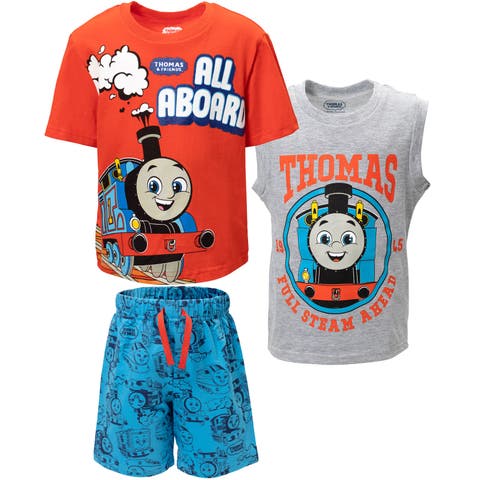 3pc Tank Top, Tee & Shorts Set