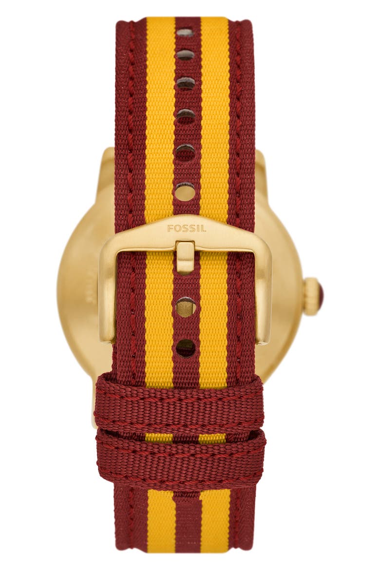 x Harry Potter™ Limited Edition Gryffindor™ Hogwarts™ House Strap Watch, 40mm, Alternate, color, GOLD/RED