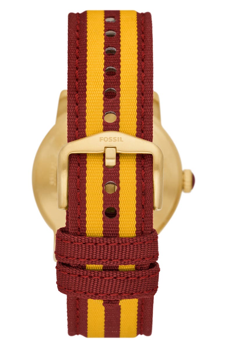 Fossil x Harry Potter<sup>™</sup> Limited Edition Gryffindor<sup>™</sup> Hogwarts<sup>™</sup> House Strap Watch, 40mm, Alternate, color, 
