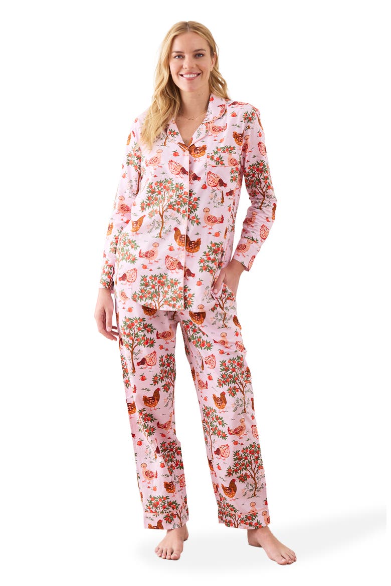 Long PJ Set, Main, color, Ballet Pink