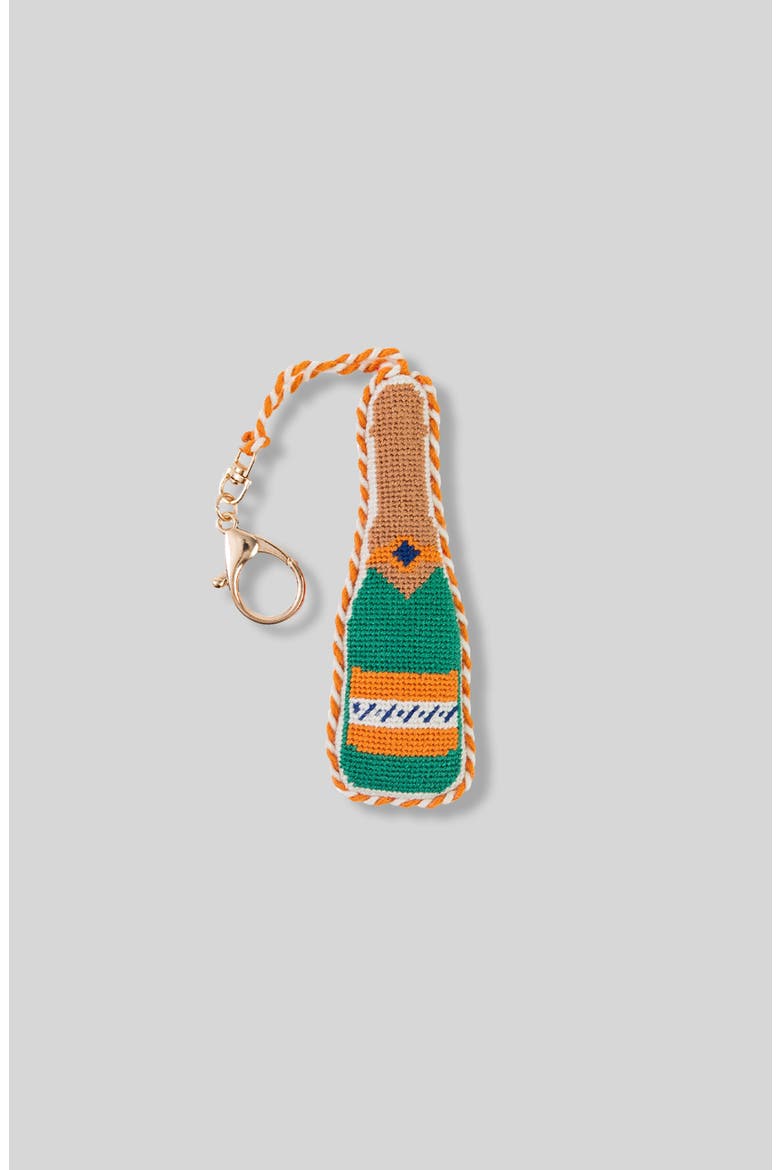 Bag Charm, Main, color, Champagne Bottle
