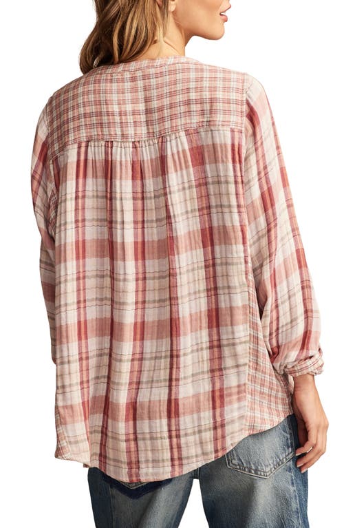 Lucky Brand Plaid Cotton Button-up Shirt