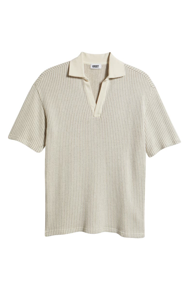 KROST Stripe Knit Polo, Alternate, color, 