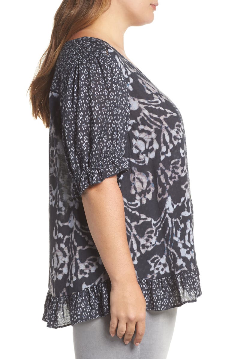 Lucky Brand Batik Border Top, Alternate, color,