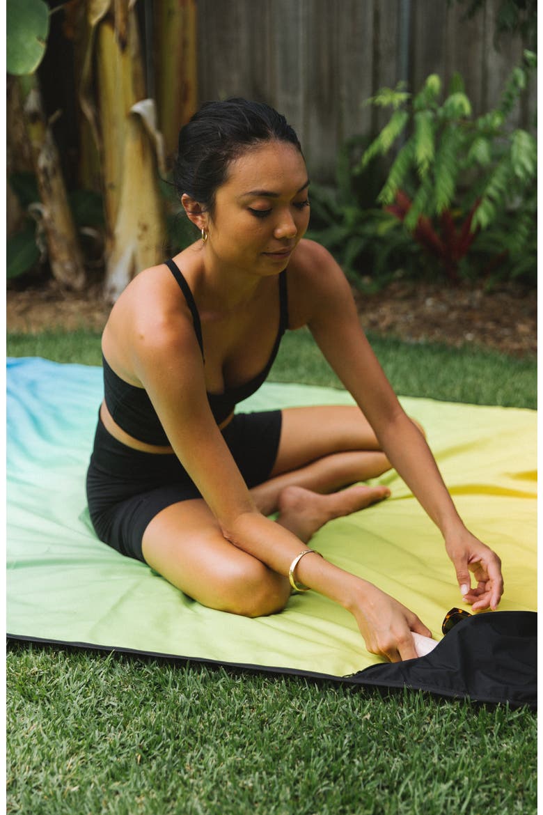 Horizon Park Blanket, Alternate, color, GREEN
