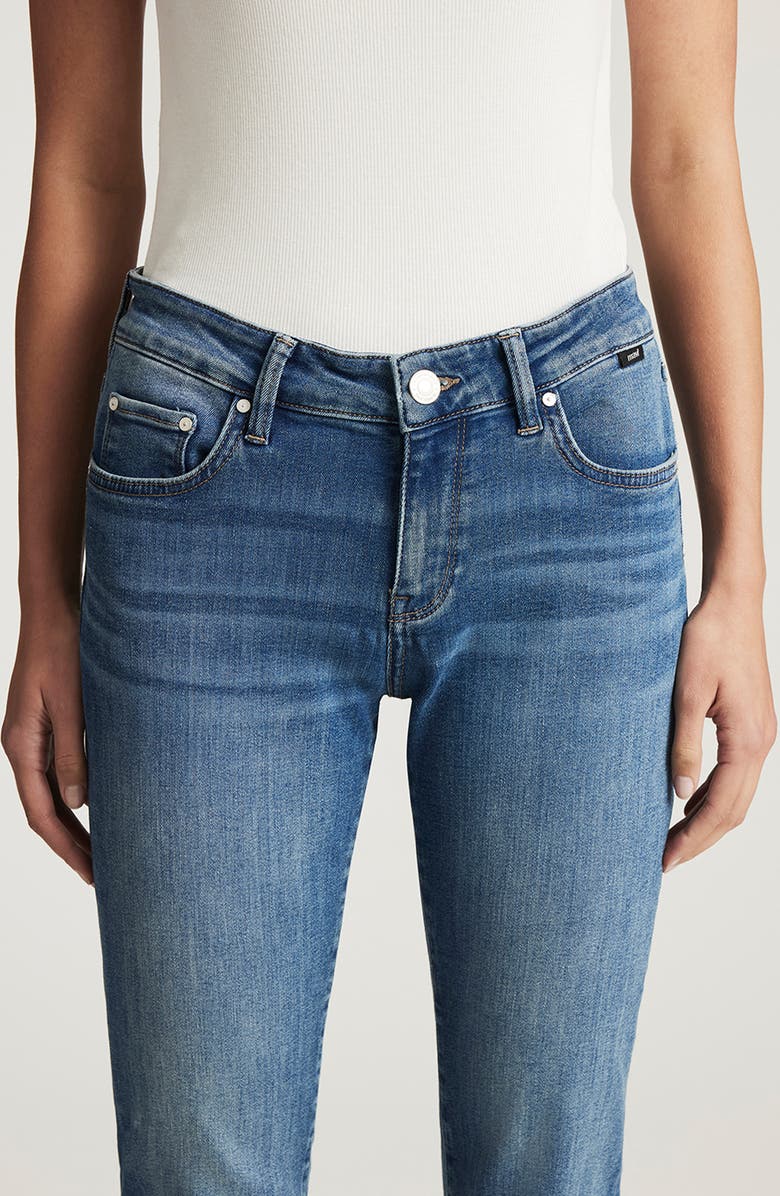 Mavi Jeans Emma Mid Rise Slim Boyfriend Jeans, Alternate, color, Used Brushed Tribeca