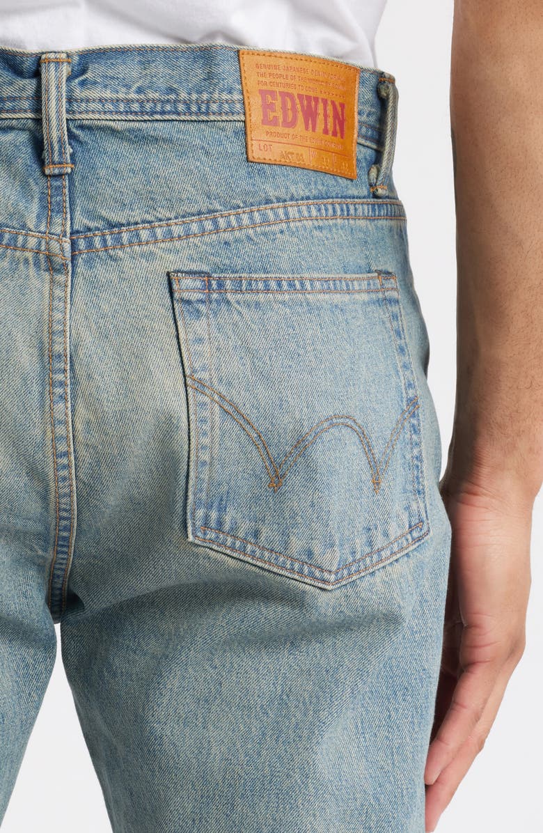 EDWIN Straight Leg Jeans, Alternate, color, Kamakura