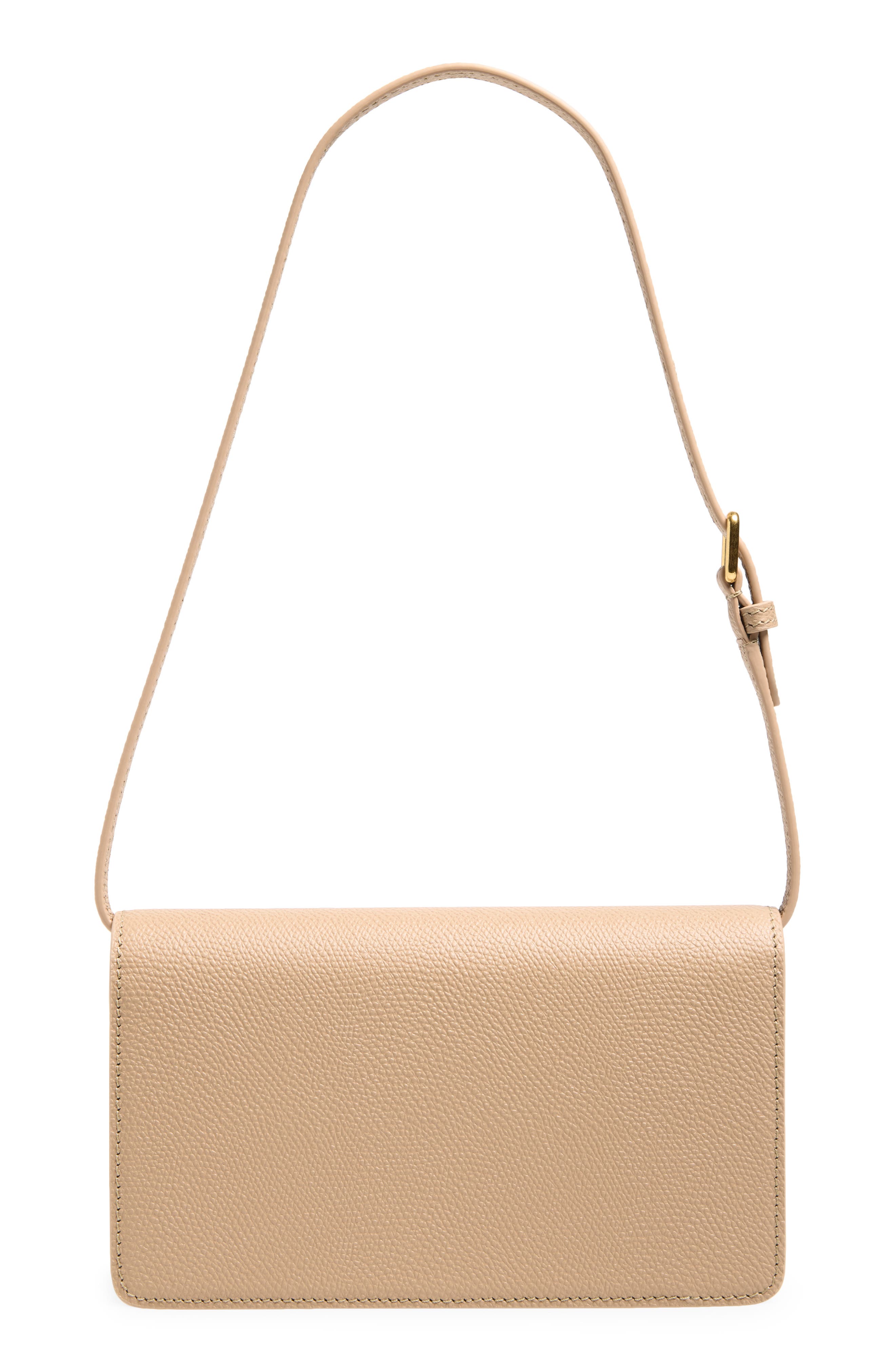 Mini VLOGO Leather Shoulder Bag, Alternate, color, ROSE