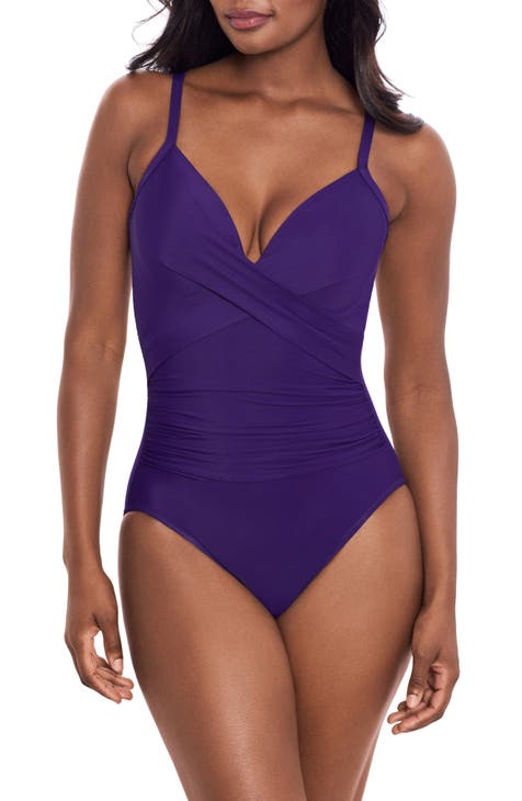 Women s Purple One Piece Swimsuits Nordstrom