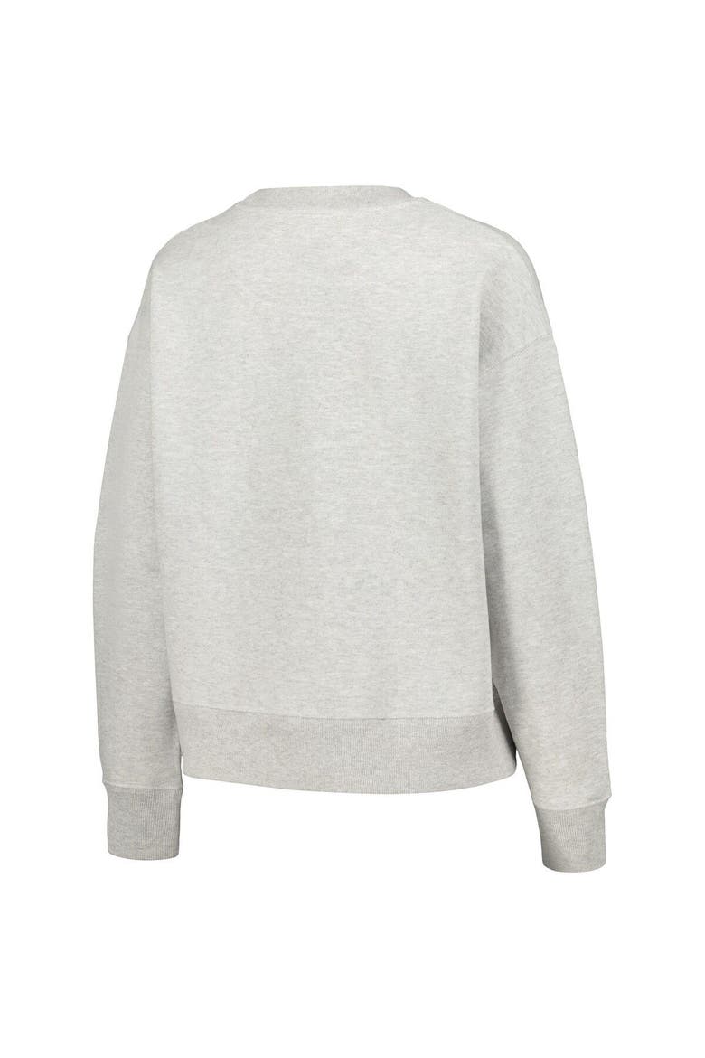 Women's League Collegiate Wear Ash Wisconsin Badgers Boxy Pullover Sweatshirt, Alternate, color, Ash