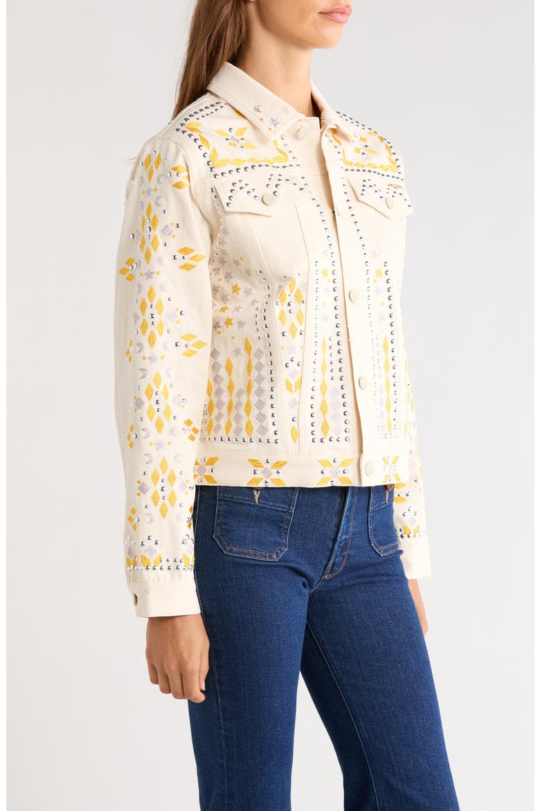 The Bruiser Cropped Denim Jacket, Alternate, color, ALL NATURAL