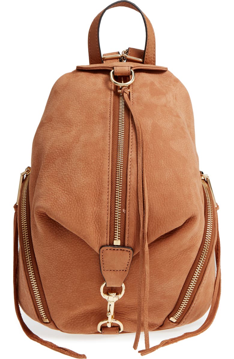Rebecca Minkoff Medium Julian Nubuck Backpack, Main, color,