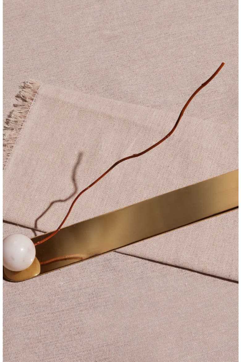 Anka Incense Holder, Alternate, color, Brass