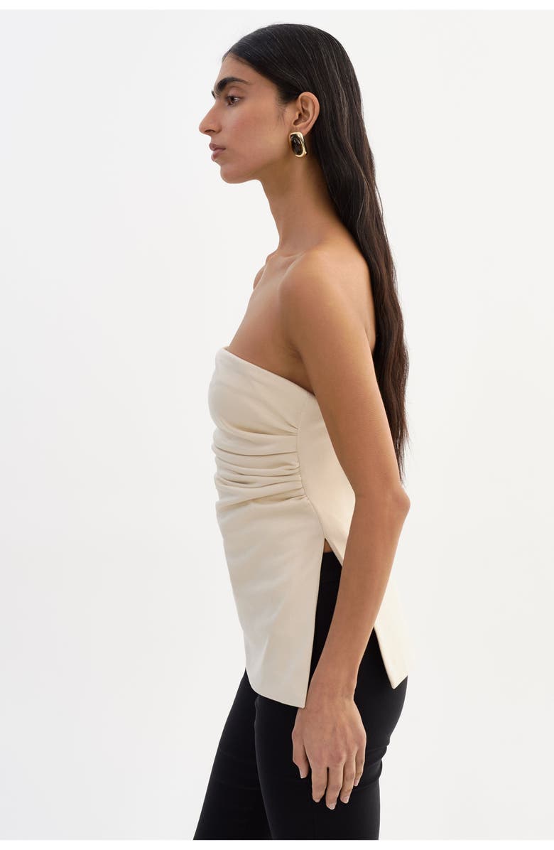 LAMARQUE Laia | Faux Suede Bustier, Alternate, color, Opal