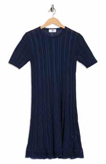 M Missoni Short Sleeve A-Line Dress