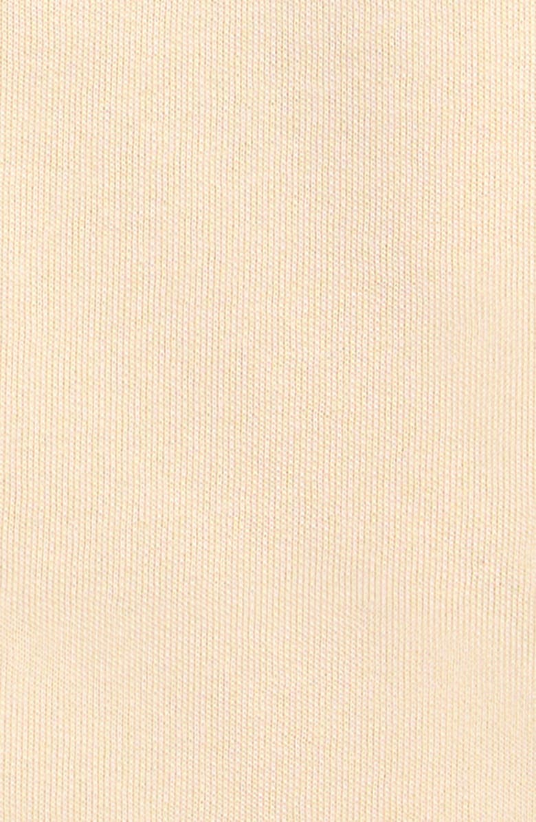 Moncler Kids' Logo Embroidered Cotton Fleece Sweatshirt, Alternate, color, Cream